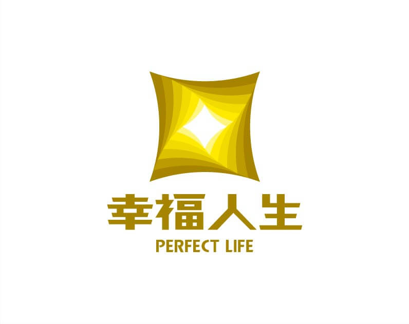 幸福人生logo設(shè)計